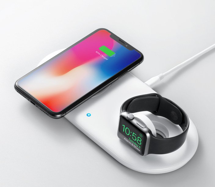 anker wireless charger with apple watch holder