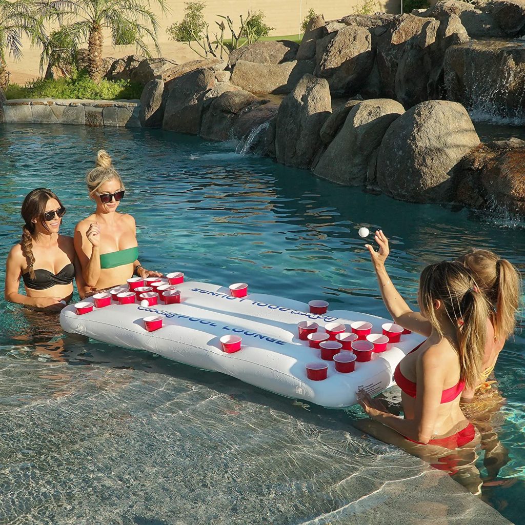 gopong inflatable beer pong table