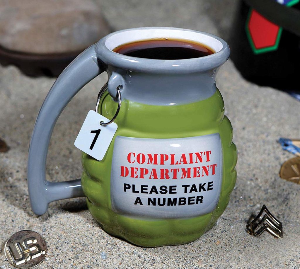 grenade take a number mug