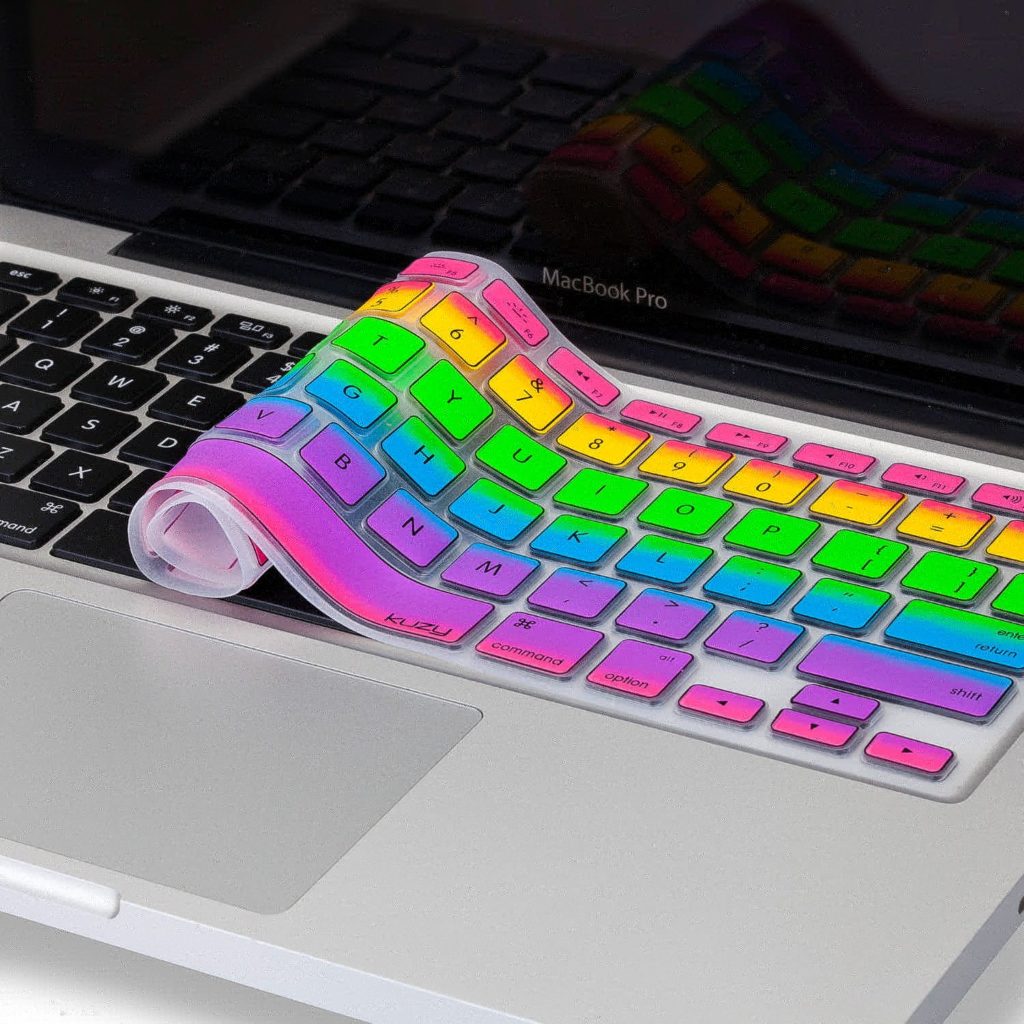 macbook keyboard cover rainbow