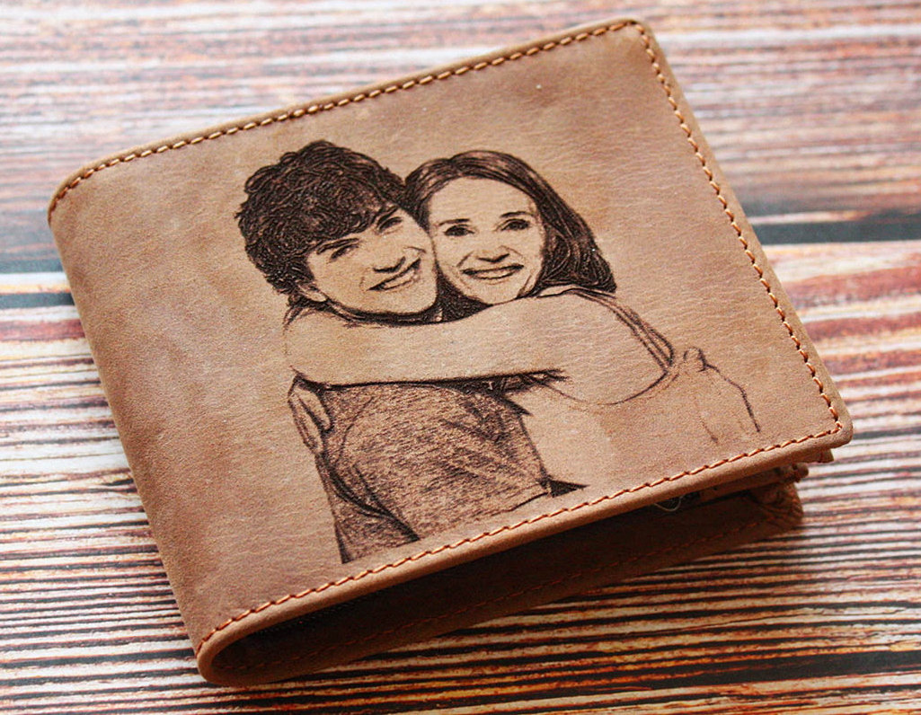 personalized engraved wallet