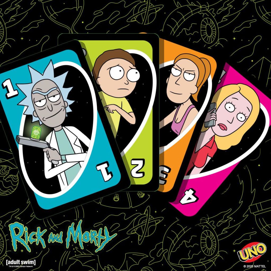 rick and morty uno